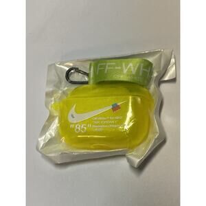 New Nike Off-White Apple Air Pod Pro Protective Silicone Case Cover Yellow